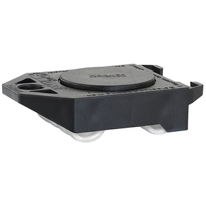 undefined, Transport-Rolly Tragfähigkeit 200 kg, VE 4 Stk, Auflage-Ø 60 mm schwarz, Hartrollen, WAGNER Transporthilfe ROLLY