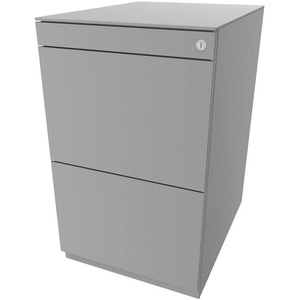 Bisley, BISLEY Standcontainer Note™, mit 2 Hängeregistraturen Höhe 704 - 737 mm, mit Top lichtgrau, BISLEY Standcontainer Note?, mit 2 Hängeregistraturen, Höhe 704 - 737 mm, mit Top, lichtgrau