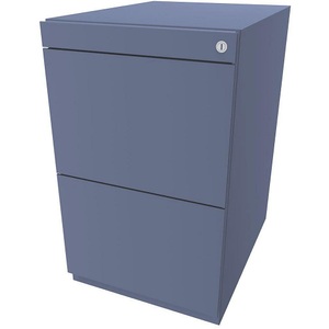 Bisley, BISLEY Standcontainer Note™, mit 2 Hängeregistraturen Höhe 698 - 731 mm, ohne Top blau, BISLEY Standcontainer Note?, mit 2 Hängeregistraturen, Höhe 698 - 731 mm, ohne Top, blau