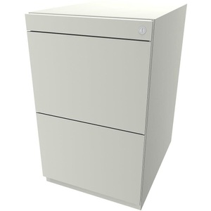 Bisley, BISLEY Standcontainer Note™, mit 2 Hängeregistraturen Höhe 698 - 731 mm, ohne Top anthrazitgrau, BISLEY Standcontainer Note?, mit 2 Hängeregistraturen, Höhe 698 - 731 mm, ohne Top, anthrazitgrau