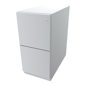Bisley, BISLEY Rollcontainer Note™, mit 2 Hängeregistraturen HxB 645 x 300 mm verkehrsweiß, BISLEY Rollcontainer Note?, mit 2 Hängeregistraturen, HxB 645 x 300 mm, verkehrsweiß