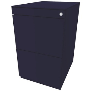 Bisley, BISLEY Standcontainer Note™, mit 2 Hängeregistraturen Höhe 704 - 737 mm, mit Top oxfordblau, BISLEY Standcontainer Note?, mit 2 Hängeregistraturen, Höhe 704 - 737 mm, mit Top, oxfordblau