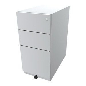 Bisley, BISLEY Rollcontainer Note™, mit 2 Universalschubladen, 1 Hängeregistratur HxBxT 645 x 300 x 565 mm verkehrsweiß, BISLEY Rollcontainer Note?, mit 2 Universalschubladen, 1 Hängeregistratur, HxBxT 645 x 300 x 565 mm, verkehrsweiß