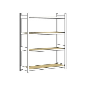 undefined, Weitspannregal, mit Spanplatte, Höhe 2500 mm Spannweite 1500 mm Grundregal, Tiefe 800 mm, SCHULTE Weitspannregal, mit Spanplatte, Höhe 2500 mm, Spannweite 1500 mm, Grundregal, Tiefe 800 mm