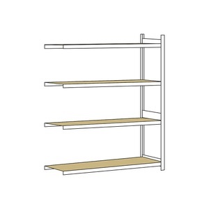 undefined, Weitspannregal, mit Spanplatte, Höhe 2500 mm Spannweite 2000 mm Anbauregal, Tiefe 800 mm, SCHULTE Weitspannregal, mit Spanplatte, Höhe 2500 mm, Spannweite 2000 mm, Anbauregal, Tiefe 800 mm