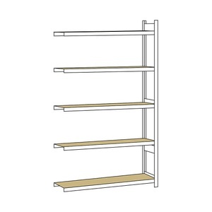 undefined, Weitspannregal, mit Spanplatte, Höhe 3000 mm Spannweite 1500 mm Anbauregal, Tiefe 400 mm, SCHULTE Weitspannregal, mit Spanplatte, Höhe 3000 mm, Spannweite 1500 mm, Anbauregal, Tiefe 400 mm