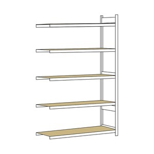undefined, Weitspannregal, mit Spanplatte, Höhe 3000 mm Spannweite 1500 mm Anbauregal, Tiefe 800 mm, SCHULTE Weitspannregal, mit Spanplatte, Höhe 3000 mm, Spannweite 1500 mm, Anbauregal, Tiefe 800 mm
