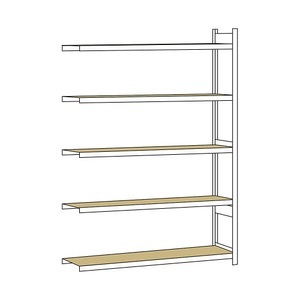 undefined, Weitspannregal, mit Spanplatte, Höhe 3000 mm Spannweite 2500 mm Anbauregal, Tiefe 500 mm, SCHULTE Weitspannregal, mit Spanplatte, Höhe 3000 mm, Spannweite 2500 mm, Anbauregal, Tiefe 500 mm