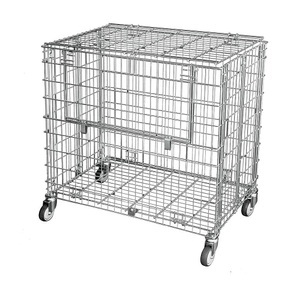 undefined, Ballwagen abschließbar Füllhöhe 870 mm, Lager- und Transportwagen XXL, HxBxT 1.000 x 1.040 x 610 mm