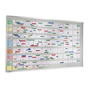 Eichner, Eichner Einstecktafel-Set BxH 1000 x 580 mm Gewicht 9,2 kg, Stecktafel Visiplan, Streifen, 31 Schienen + Starterkit GRATIS