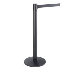 undefined, Personenleitsystem, Personenleitsystem, Kunststoffpfosten, Höhe 950 mm, schwarz, VE 2 Stk