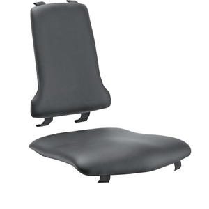 undefined, Polster für Arbeitsstühle ESD-Ausführung schwarz, Sintec ESD-Wechselpolster, Kunstleder, Skai schwarz