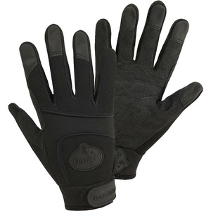 undefined, Handschuhe BLACK SECURITY schwarz, 1 Paar Größe L, FerdyF. BLACK SECURITY Mechanics 1911-9 Clarino®-Kunstleder Montagehandschuh Größe (Handschuhe): 9, L EN 388 CAT II 1