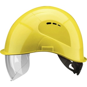 undefined, Schutzhelm mit Visier Polyethylen gelb, Voss Helme 2684-YE Schutzhelm EN 455 Gelb