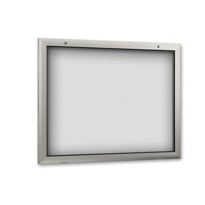 undefined, Schaukasten für Innen- und Außenbereich Türöffnung um 180° nach unten für DIN A1, Rückwand reinweiß RAL 9010, Schaukasten für Innen- und Außenbereich, Türöffnung um 180° nach unten, für DIN A1, Rückwand reinweiß RAL 9010