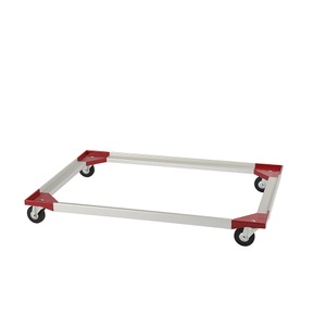 undefined, Fahrgestell, Kunststoffecken mit steckbaren Aluprofilen 1210 x 810 mm Vollgummiräder, ab 5 Stk, Aluminium-Fahrgestell, 1210 x 810 mm, Vollgummiräder, ab 5 Stk