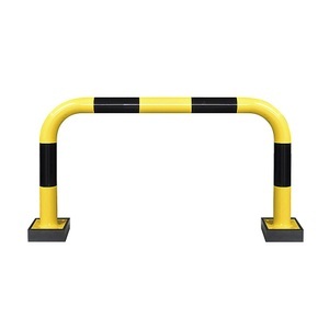 undefined, Rammschutzbügel, flexibel für den Außenbereich HxB 640 x 1000 mm, Rammschutzbügel, Stahl, Ø 76 mm, für den Außenbereich, HxB 640 x 1000 mm