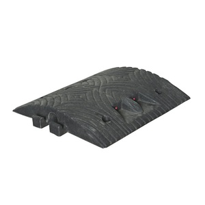 undefined, Fahrbahnschwelle Modell 20-RE Normelement schwarz, Fahrbahnschwelle Recycling, < 20 km/h, Grundelement, schwarz
