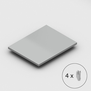 EUROKRAFT, EUROKRAFT Fachboden für Steckregal Ausführung leicht BxT 1000 x 800 mm, eurokraft pro Fachboden für Steckregal, Ausführung leicht, BxT 1000 x 800 mm