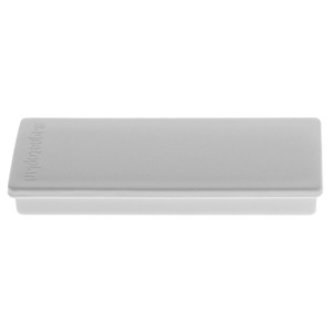 magnetoplan, Rechteck-Magnet, magnetoplan Rechteck-Magnet, BxLxH 22 x 55 x 8 mm, VE 60 Stk, grau