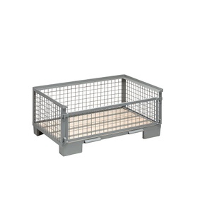 undefined, Gitterbox, mittelhohe Bauform 1 Längswand voll abklappbar ab 1 Stück, Gitterbox, mittelhohe Bauform, 1 Längswand voll abklappbar, ab 10 Stück