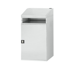 RAU, RAU Industrie-Stehpult mit offenem Fach über dem Schrank Breite 650 mm, lichtgrau, RAU Industrie-Stehpult, mit offenem Fach über dem Schrank, Breite 650 mm, lichtgrau