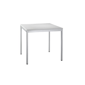 LENA - Schreibtisch, höhenverstellbar BxT 800 x 800 mm lichtgrau
