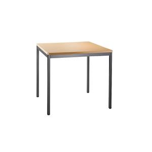 LENA - Schreibtisch, höhenverstellbar BxT 800 x 800 mm Buche-Dekor