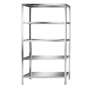 undefined, Edelstahlregal Regalhöhe 2000 mm Grundregal, Breite x Tiefe 1100 x 500 mm, Edelstahlregal, Regalhöhe 2000 mm, Grundregal, Breite x Tiefe 1100 x 500 mm