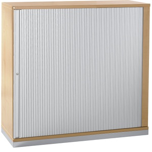 undefined, HANNA - Rollladenschrank Höhe 1133 mm, 2 Fachböden Dekor Buche, HANNA - Rollladenschrank, Höhe 1133 mm, 2 Fachböden, Dekor Buche