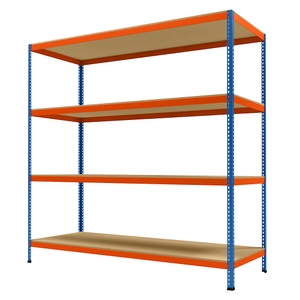undefined, Großfach-Schwerlastregal Höhe 2438 mm, Gesamttiefe 926 mm Breite 2450 mm, Großfach-Schwerlastregal, Höhe 2438 mm, Gesamttiefe 926 mm, Breite 2450 mm