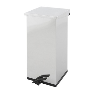 undefined, Tretabfallsammler Volumen 55 l, BxHxT 300 x 600 x 300 mm Edelstahl, Tretabfallsammler, Volumen 55 l, BxHxT 300 x 600 x 300 mm, Edelstahl