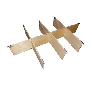 Aufsatzrahmen-Teiler, Satz für Palette 1200 x 800 mm 8 Fächer, für Rahmenhöhe 200 mm