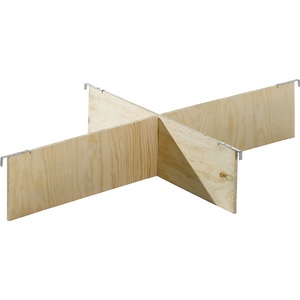 Aufsatzrahmen-Teiler, Satz für Palette 1200 x 800 mm 4 Fächer, für Rahmenhöhe 200 mm