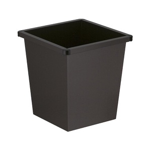 undefined, Papierkorb, Stahlblech Volumen 27 l, BxHxT 343 x 343 x 361 mm schwarz, Papierkorb aus Stahl, kegelförmig, Volumen 27 l, BxHxT 343 x 343 x 361 mm, schwarz