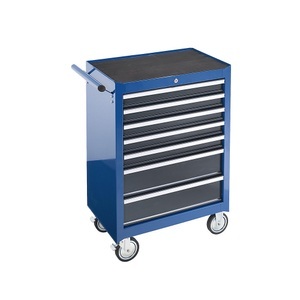 undefined, Werkstattwagen HxBxT 995 x 680 x 458 mm, 7 Schubladen blau, Werkstattwagen, HxBxT 995 x 680 x 458 mm, 7 Schubladen, blau