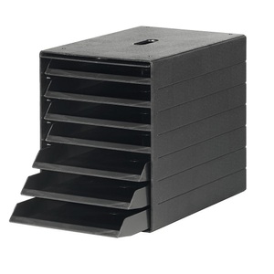 Durable, DURABLE Schubladenbox HxBxT 322 x 250 x 365 mm schwarz, DURABLE Schubladenbox, mit Staubschutz, schwarz