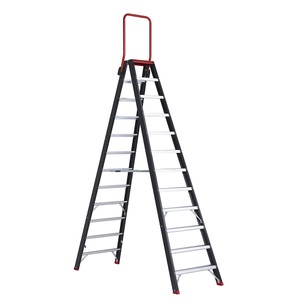 Altrex, Altrex Sicherheits-Stehleiter beidseitig begehbar 2 x 12 Stufen, Altrex Sicherheits-Stehleiter, beidseitig begehbar, 2 x 12 Stufen