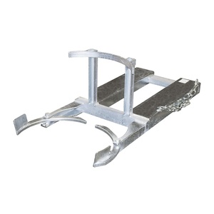 undefined, Fassheber für 1 x 220-l-Kunststofffässer verzinkt, Fassheber BAUER FH-I, Stahl, für 220 l Fässer, 300 Tragkraft, B 600 x T 1380 x H 480 mm, verzinkt
