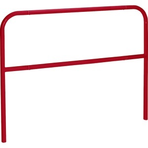 undefined, Rammschutzbügel zum Einbetonieren Breite 1500 mm, feuerrot, Schutzbügel, Stahl, Ø 42 mm, zum Einbetonieren, feuerrot RAL 3000, Breite 1500 mm