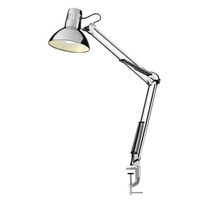 Hansa, Hansa LED-Architektenleuchte MANHATTAN mit 5-Watt-LED-Leuchtmittel chrom, LED-Tischleuchte Manhattan, Architektenleuchte, 400 Lumen, Lebensdauer 20.000 Stunden , chromfarb.