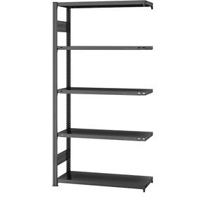 EUROKRAFT, EUROKRAFT System-Steckregal, verzinkt Bauart leicht, Regalhöhe 2000 mm Anbauregal, Breite x Tiefe 1000 x 400 mm, eurokraft pro System-Steckregal, verzinkt, Bauart leicht, Regalhöhe 2000 mm, Anbauregal, Breite x Tiefe 1000 x 400 mm