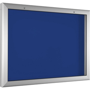 undefined, Schaukasten für 18 x DIN A4 enzianblau, Öffnung 180° nach unten, Schaukasten, für 18 x DIN A4, enzianblau, Öffnung 180° nach unten
