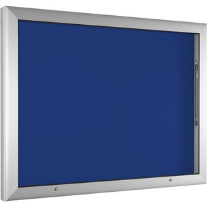 undefined, Schaukasten für 18 x DIN A4 enzianblau, Öffnung um 90° nach oben, Schaukasten, für 18 x DIN A4, enzianblau, Öffnung um 90° nach oben