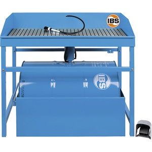 undefined, Profi-Stand-Kleinteilereiniger, für Fassgröße 200 l Komplettset, bestehend aus Gerät 200 l Spezialreiniger und 200 l Auffangwanne, IBS Scherer Profi-Teilereinigungsgerät, Komplettset mit 200 l Spezialreiniger und Auffangwanne, für 200-l-Fass