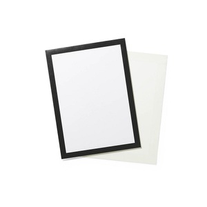 Durable, DURABLE DURAFRAME® GRIP A4 Folienrahmen mit Klettstreifen für DIN A4 Format, VE 10 Stk schwarz, Durable Duraframe Grip, A4, schwarz, 496801