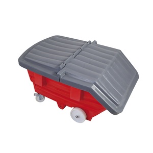 Klappdeckel für Behältervolumen 500 l aus Polyethylen