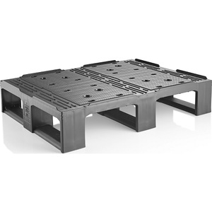 undefined, Kunststoff-Halbpalette schwarz ab 10 Stk, ratioform Kunststoff-Halbpalette, schwarz, ab 10 Stk