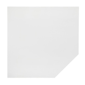 undefined, VIOLA - Verkettung Eckplatte 1200 x 1200 mm, Fuß höhenverstellbar weiß, Verkettungsplatte Akzent, 4-Fuss Gestell, BxT 1.200 x 1.200 mm, weiss