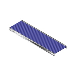 Gura, Gura Kleinrollenbahn, Aluminiumrahmen mit Kunststoffrollen Bahnbreite 400 mm Achsabstand 25 mm, Länge 1,5 m, Gura Kleinrollenbahn, Aluminiumrahmen mit Kunststoffrollen, Bahnbreite 400 mm, Achsabstand 25 mm, Länge 1,5 m